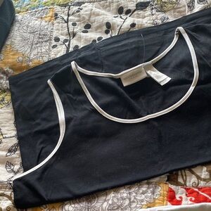 Liz Claiborne Black Tank with White Trim - XL